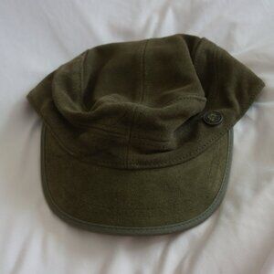 Diesel Real Leather Only the Brave Volume-Driver Berretto Adjustable Hat